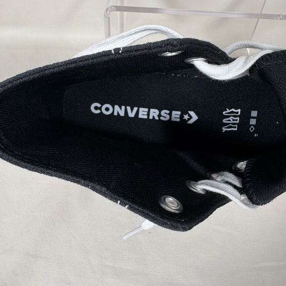 Converse Black and White High-Top Sneakers.  Brand New - Picture 6 of 10